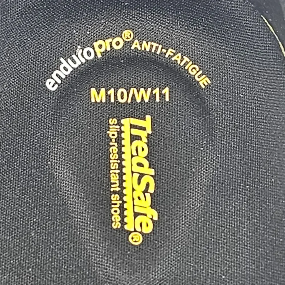 Tredsafe EnduroPro Unisex Black Anti-Fatigue Non-Slip Work Shoes M10/W11